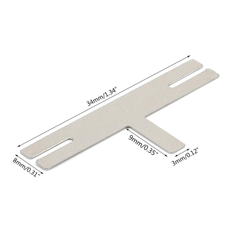100Pcs 18650 Battery Nickel Sheet Battery Nickel Sheet Belt For Spot Welding Machine Batteries Connection Sheets