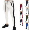 Men's Striped Sweatpants New Casual Light Plate Slim Fitness Pants Men's Trousers Small Leg Pants
