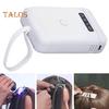 405nm LED Hair Extension Lamp 5000mAh Rechargeable UV Light Hair Extension Machine Home Salon Portable Handheld Wig Glue Curing Lamp