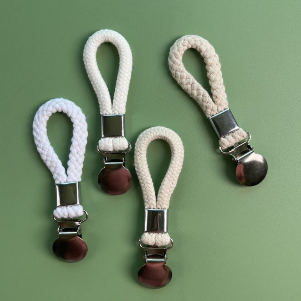 Braided Towel Holder Clothespins Cloth Hanger Clamp Durable Cloth Storage Hook