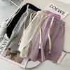Women's Trendy Pink Casual Summer Sports Shorts - Petite and Loose Fit