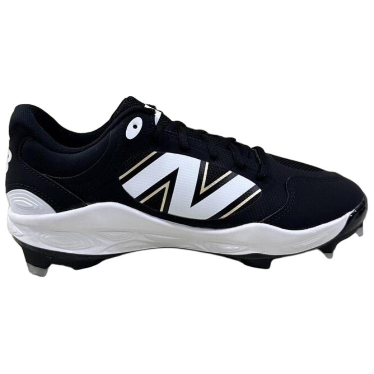 New Balance Fresh Foam 3000v7 Molded Black White Black Sole Sneakers PL3000K7