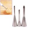 Cupcake Stainless Steel Sphere Ball Shape Icing Piping Nozzles Pastry Cream Tips Flower Torch Pastry Tube Decoration Tools