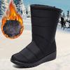 New High Tube Waterproof and Warm Women's Snow Boots Women's Non-slip Martin Boots Casual Shoes