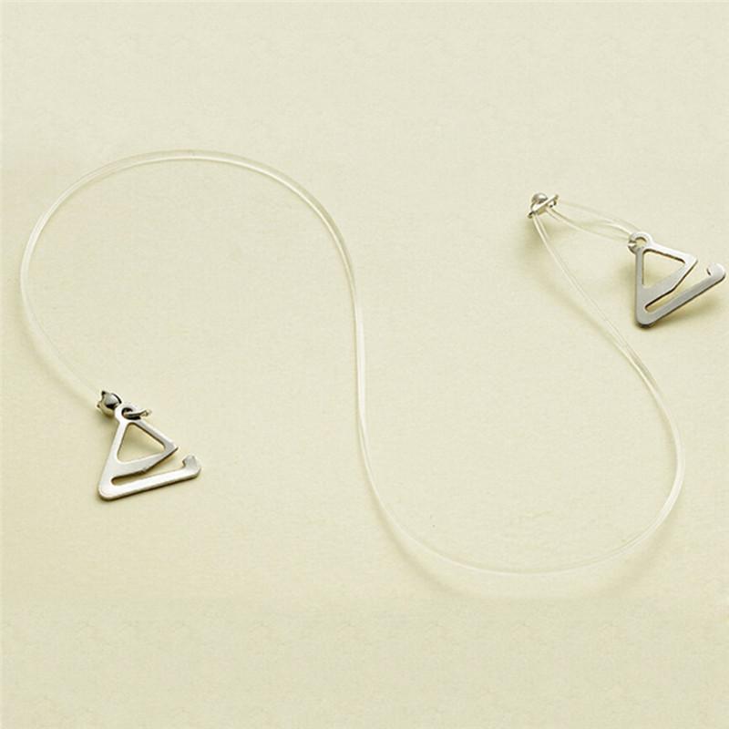 Women Adjustable Transparent Invisible Bra Straps Dress Underwear Accessories