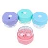 1X Portable Contact Lens Cleaner Case Box Manual Rotation Washer Cleaning Travel