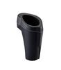 Side Box Trash Can for Passenger 17cm Long X 17cm Wide X 22cm for 80 Series and Esquire Vehicle-Specific Dustbin, Seat, Black, High,