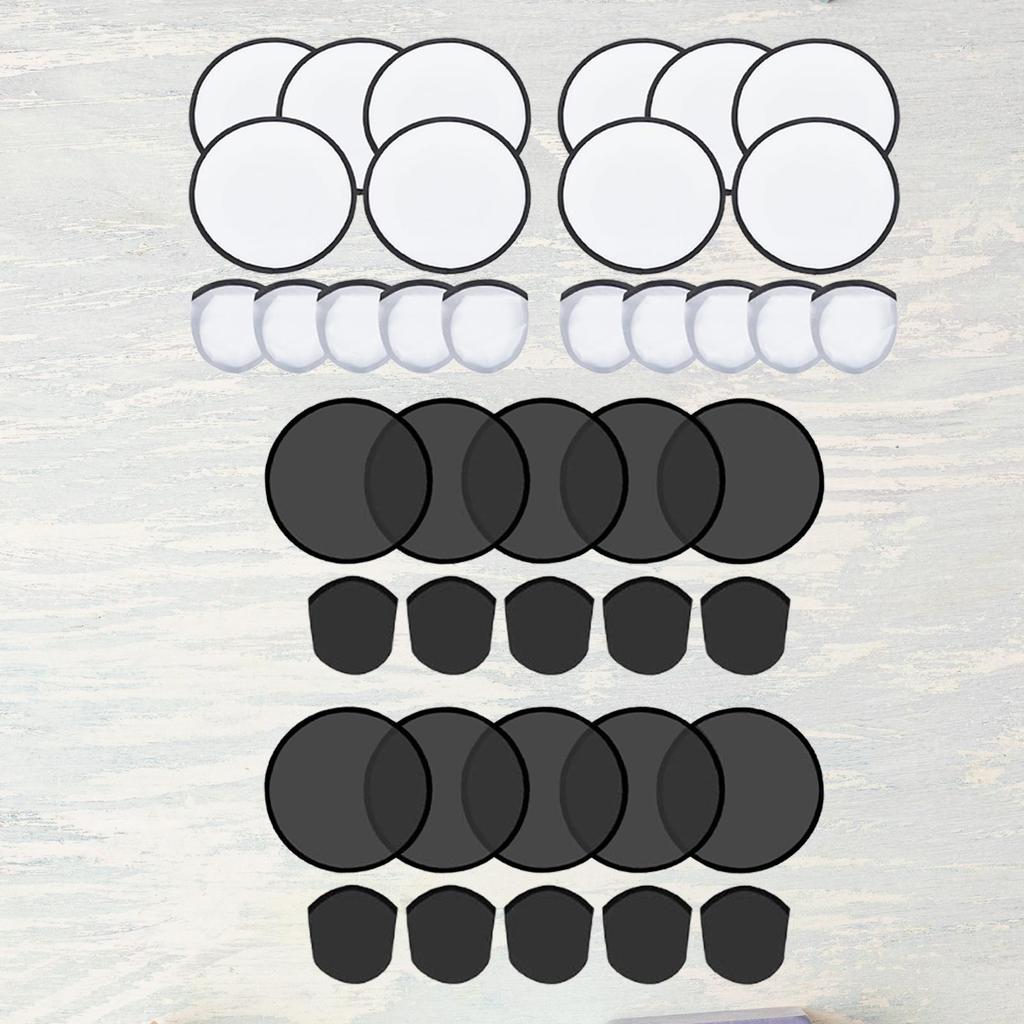 10Pcs Foldable Flying Disc Fans Folding Pocket Toy Set for Christmas