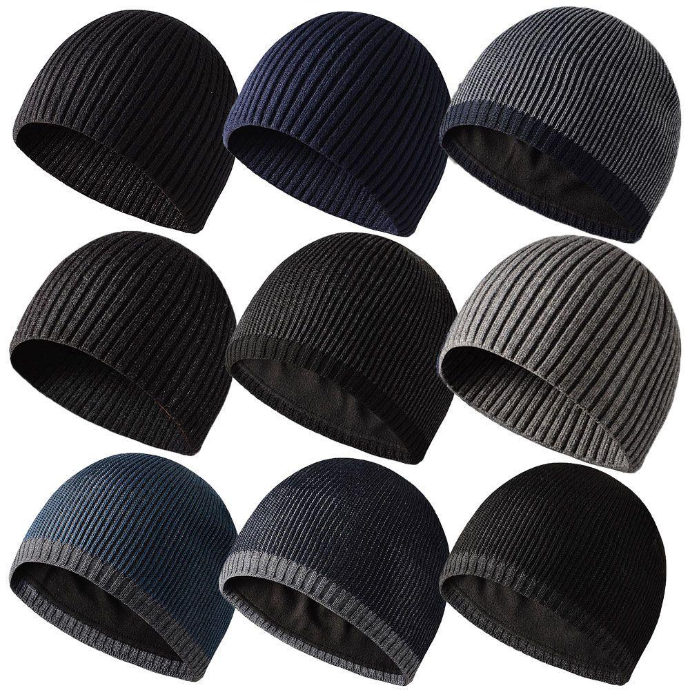 Solid Cute Ladies Casual Cap Knitted Beanies Warmer Bonnet Winter Autumn Hats Female Beanie Caps
