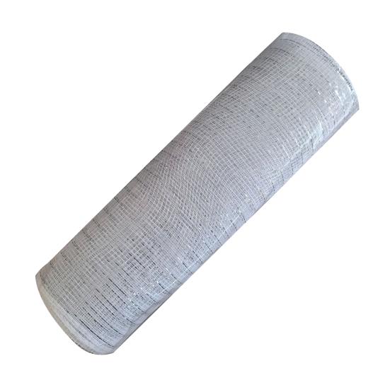 Рождественская полипропиленовая сетка 10 дюймов x 10 ярдов Металлическая сетка Фольга Декоративные рулоны сетки для DIY венков, поделок, украшения для вечеринок