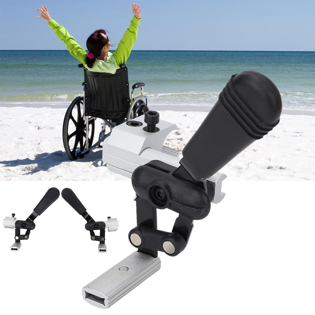 Wheelchair Brakes Aluminium Alloy High Sensitivity Hand Brake Accessory for Electric Wheelchairs