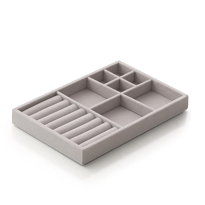 Jewelry Organizer Dresser Drawer Inside Compartment Velvet Fabric Necklace Earrings Rings Jewelry Jewelry Tray