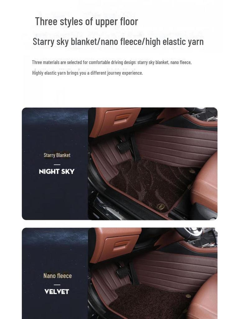 All-Around Floor Mats for Aion LX, VSY, Plus, M5, M7, Geometry ECA, G6, M6