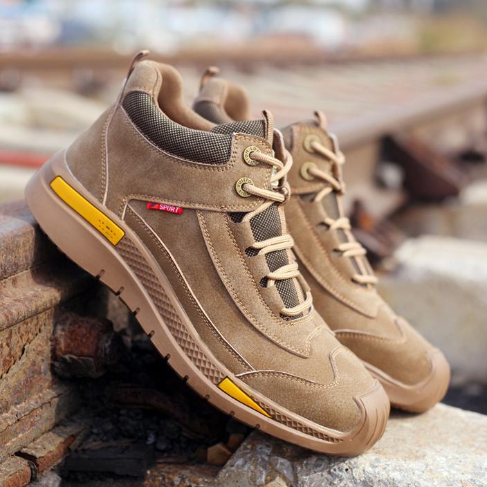 Labor Protection Shoes Men's Anti-smashing Anti-puncture Cotton Shoes Anti-slip Waterproof Steel Toe Work Shoes Women's Safety Shoes