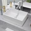 VidaXL Ceramic Sink Hand Basin Vanity Sink for Bathroom Toilet 142339