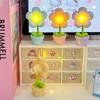 Cute Flower Night Bedroom Dormitory Bedside Lamp Decoration Atmosphere Light Gift Small Ornaments