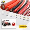 1M/2M 1AWG Silicone Wire Electric Car Battery Cable Power High Current Inverter 2AWG 4AWG 6AWG 8AWG 1 2 4 6 8 10 12 AWG 50mm