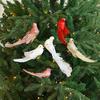 1Pc/2Pcs Christmas Birds Colorful Christmas Tree Decoration Pendant Realistic Handmade