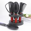 5-Piece Air Cushion Massage Curling Hairdressing Comb Set with Base