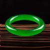 Genuine Natural Green Jade Bangle Bracelet Charm Jewellery Fashion Accessories Hand -Carved Amulet Gifts For Women Her Men
