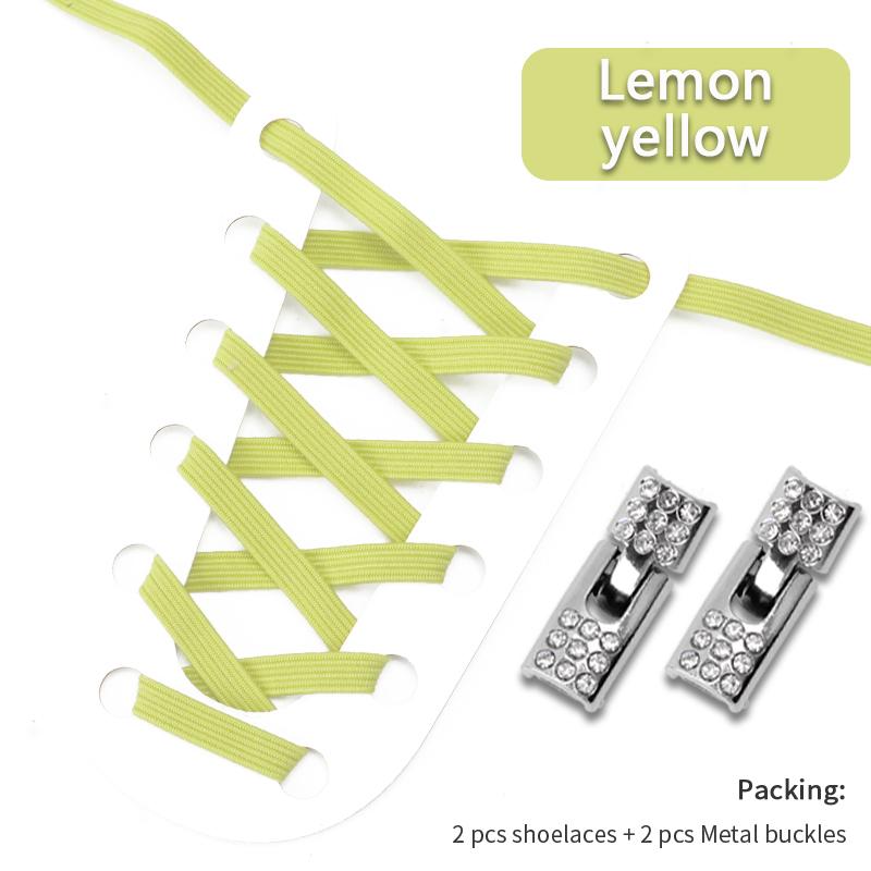 4Pcs Elastic Laces Sneakers Kids Adult No Tie Shoelace Cross Lock Shoelaces Without Ties 8MM Width Rubber Bands Shoes Accessorie NO.8