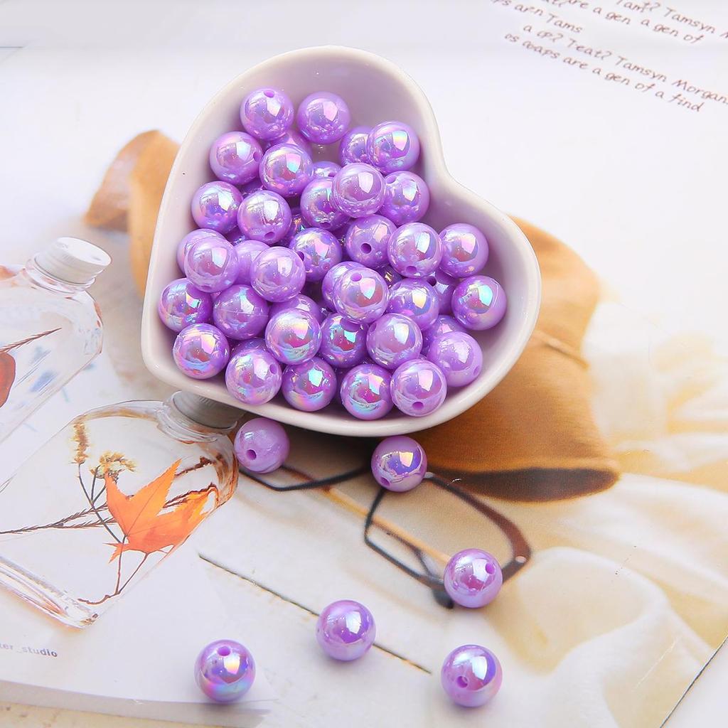 1000-5000 шт. Бусины из искусственного жемчуга ABS разных цветов, блестящие пластиковые разделительные бусины для самостоятельного изготовления ювелирных изделий