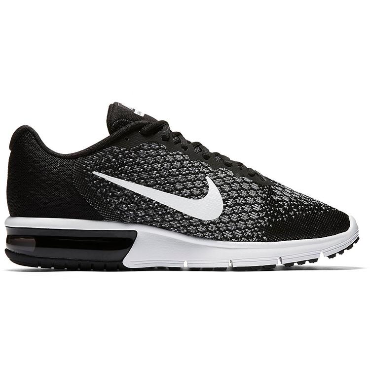 New Nike Air Max Sequent 2 Black White 852461-005