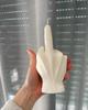 Handmade Silicone Middle Finger Mold for Creative Plaster and Cake Decorations