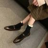 Shallow Mouth Women's Single Shoes Flat Bottom Comfortable Pointed Toe Female Mary Jane Solid Color Womens Shoes Autumntime