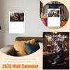 Настенный календарь на 2026 год, Календарь на забавную тему, Забавный подарок для общения, Идеальный выбор для домашнего использования.