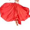 4Colors Professional Women Belly Dancing Skirt Full Circle Skirts Skirts Satin Belly Dance Skirt