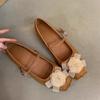 Flats Flower Mary Jane Shoes Women Shallow Sandals 2024 Fashion New Dress Shoes Walking Cozy Classic New Autumn Lady Chaussures