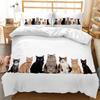 Cat Duvet Cover Set Cool Cat In Hat With Sharp Eyes Animal Twin Bedding Set Bedclothes Queen King Size Polyester Qulit Cover