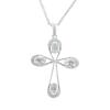 Silver Necklace with Natural Topaz 1.099ct, Product Weight 3.87g (2167617)