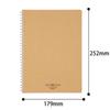 KOKUYO Note Soft Ring Notebook Natural 80 Sheets Semi-B5 A-lined Brown S-SV608A-S
