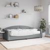 VidaXL Daybed with Mattress Light Grey 90x200 Cm Fabric 3197512