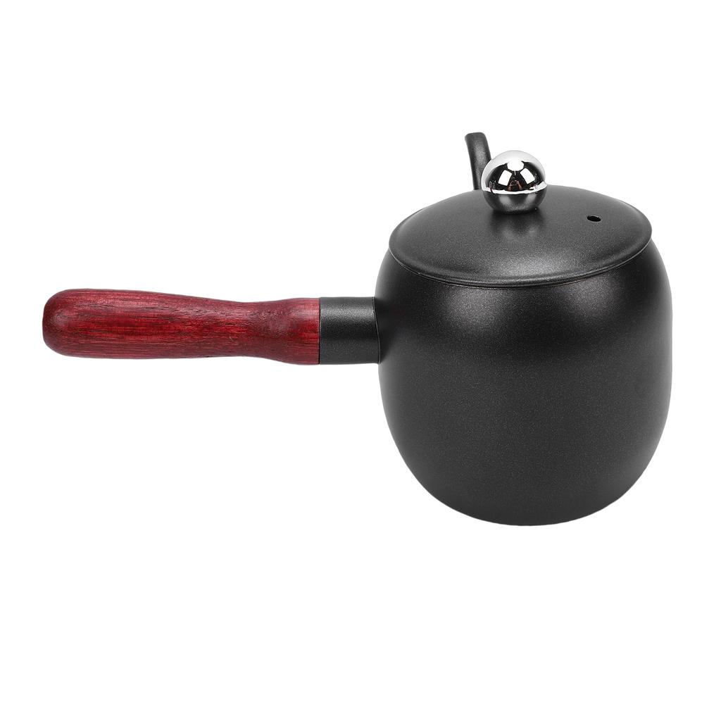 Pour Over Coffee Kettle 500ml 304 Stainless Steel Gooseneck Spout Coffee Drip Teapot with Wood Handle for Camping