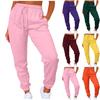 Sweatpants Women Fleece Jogging Trousers Sportspants Casual Fashion Loose Black Red Solid Color Women Pants Pocket Long