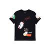 Basketball Sneaker Print Crew Neck T-Shirt Men Tops Black DQ7379-010