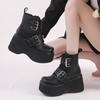 Fashion Brand New Gothic Style Sexy Elegant Chunky Platform Women Ankle Boots Walking Comfy Woman Shoes Platform Boots