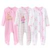 3Pcs Baby Romper Cartoon Print Newborn Boy Jumpsuit Summer Fall Infant Girl Clothes Cotton Onesie