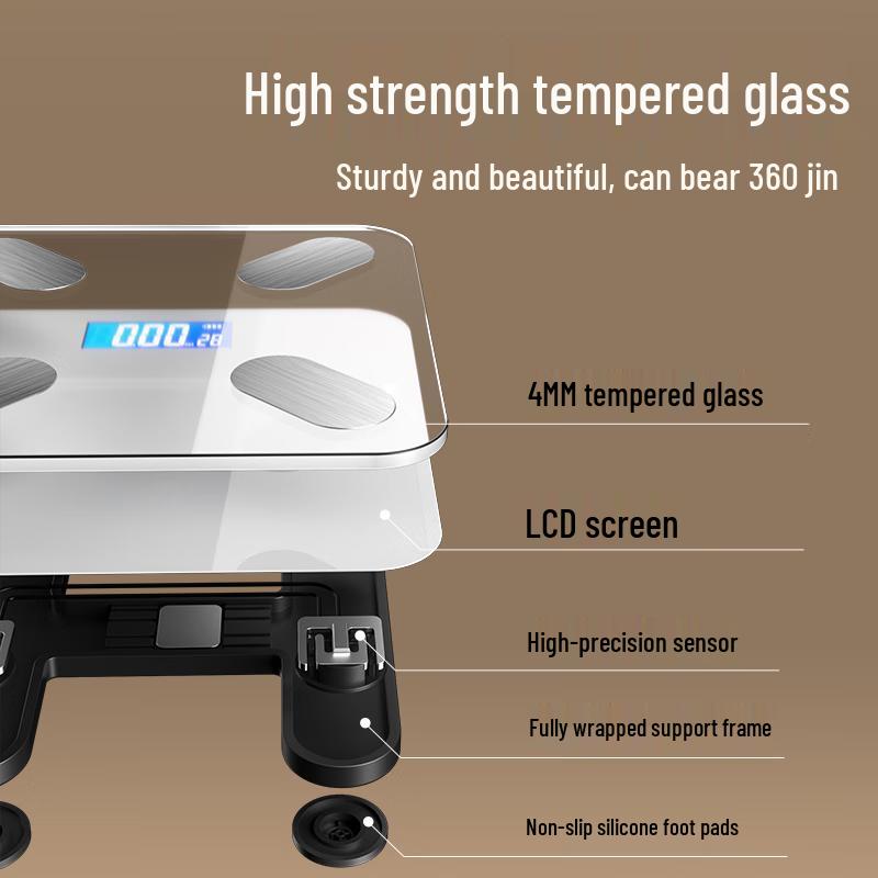 KONKA USB Rechargeable Smart Body Fat Scale