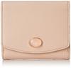 Bifold Wallet Mini Embossed Leather Bifold Wallet Gemdrops Pink Beige [Topkapi] Women's