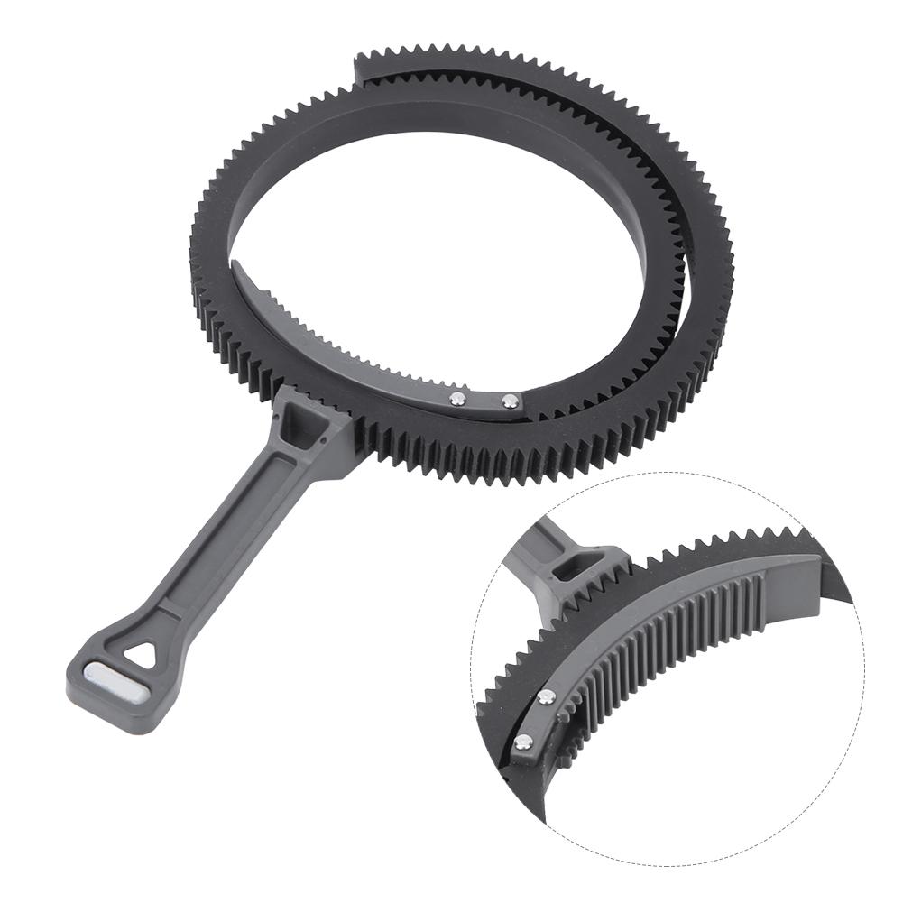 Plastic Durable Adjustable Zoom Follow Focus Focusing Handle Lever with Gear Ring for DSLR