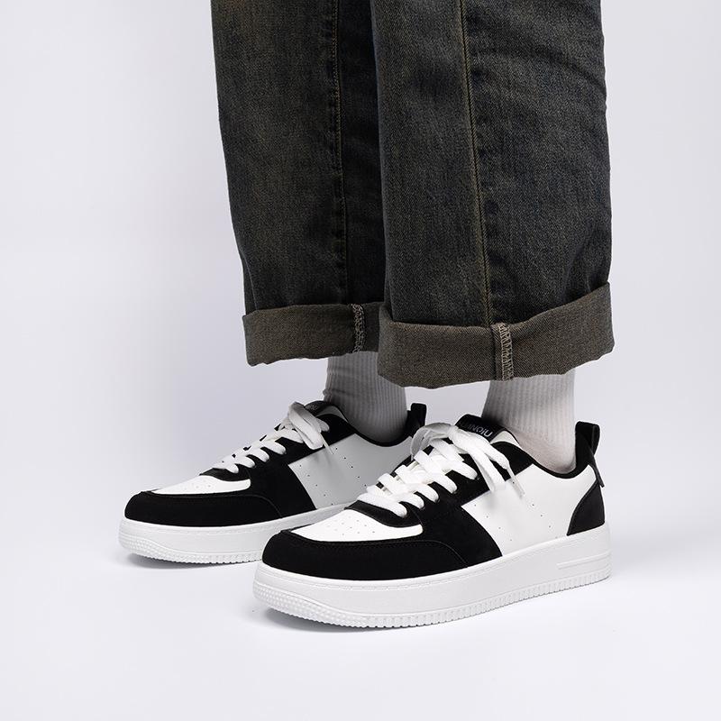 Global New Heightening Shoes ZHQ-HY731 Versatile Platform Casual Board Shoes Spring Black and White Classic White Shoes