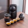 Travel Tea Set, Gift, High-end Ceramic Portable Outdoor Tea, One Pot of Four Cups, New Chinese Express Cup