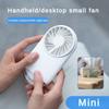 USB Charging Handheld Fan Portable Desktop Fan Equipped with Night Light and Large Capacity Battery Fan