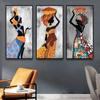 Black African Poster Etnicos Tribal Canvas Painting African Women Dance Wall Art Abstraction Picture for Living Room Home Decor