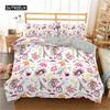 Duvet Cover Eiffel Tower Romantic Couple Flower King Comforter Cover Microfiber France Paris Cityscape Bedding Set for Teen