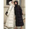 Women's Long Cotton Coat Women's Winter Jacket Korean Women's Down Jacket Loose Thick Long Down Coats Puffer Jacket Women